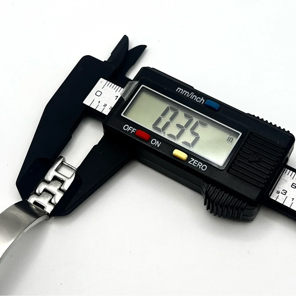 Bulova Womens Watch Silver Tone Rectangle Black Dial 6.25" New Battery - Picture 11 of 14